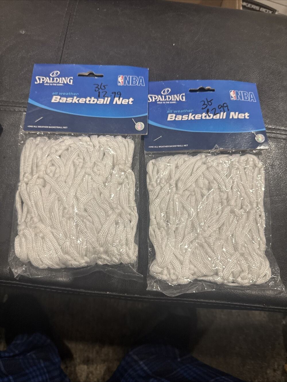 Spalding NBA Basketball Net Lot of 2 All Weather Outdoor Replacement NEW
